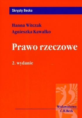 Prawo rzeczowe - Witczak Hanna, Kawałko Agnieszka