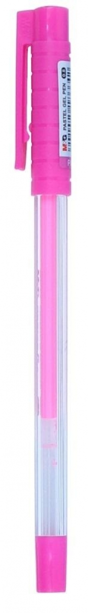 Długopis żelowy OfficeG 0.8mm fluo róż (12szt)