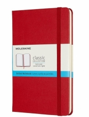 Notes Classic 11,5x18 tw. kropki scarlet red