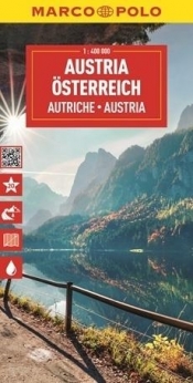 Mapa drogowa Austria 1:400 000 - Opracowanie zbiorowe