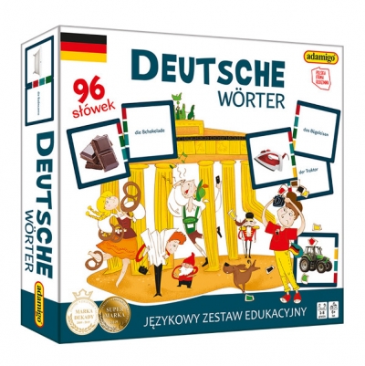 Językowe karty edukacyjne Deutsche Worter