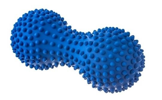 Wałek do masażu duoball niebieski 15,5cm