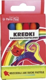 Kredki świecowo - pastelowe 6 kolorów