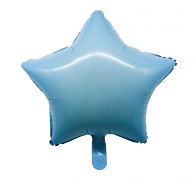 Balon foliowy gwiazda błękitna 36cm
