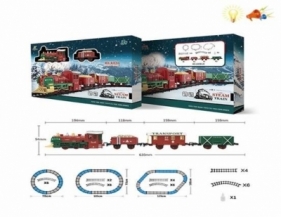 Kolejka dym, światło i dźwięk