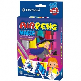 Centropen: Airpens Magic 1549, 4+2 kolory + 8 szablonów (615490604)