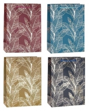 Torebka ozdobna 18x24x8cm hot-stamp mix ROZETTE