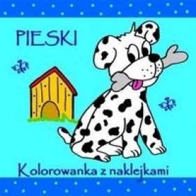 Pieski Kolorowanka z naklejkami