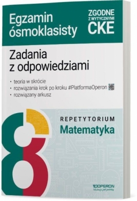 Matematyka 8 Repetytorium Egzamin ósmoklasisty - Anna Konstantynowicz, Małgorzata Pająk