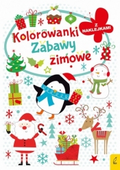 Zabawy zimowe. Kolorowanka z wykrojnikiem - Opracowanie zbiorowe