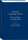 Franciszek Longchamps de Bérier Pisma wybrane z lat 1934-1970. Wybór i