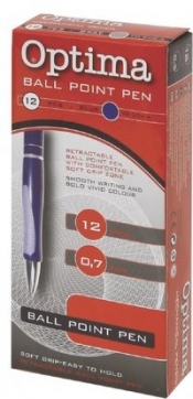 Długopis kulkowy TB 206 0.7 mm niebieski Optima