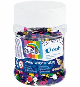 Confetti cekiny Fiorello, kółko - słoik 80g (170-2539)