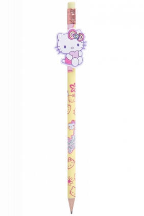 Coolpack, Ołówki z gumową nakładką HB Hello Kitty - Pink 1, 1 szt (10661PTR)