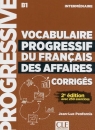 Vocabulaire progressif B1 klucz odpowiedzi Jean-Luc Penfornis
