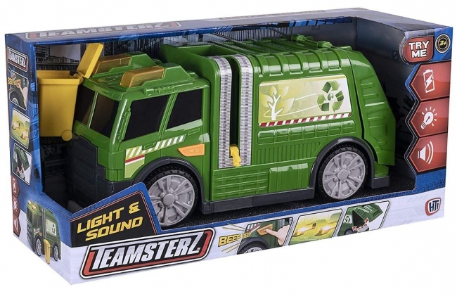 Śmieciarka światło dźwięk