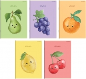 Zeszyt Top 2000 Happy Fruits A5/32k linia podwójna kolorowa, 1 szt