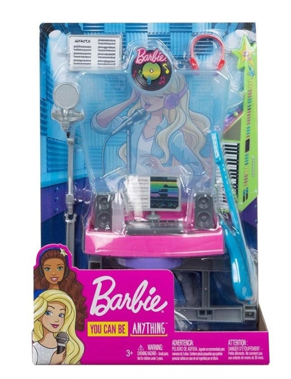 Barbie Kariera: Zestaw mebelków - mini studio muzyczne (FJB25)