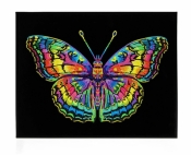 Diamond Dotz - Adults Flocked Neon Butterfly