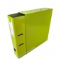 Segregator A4 z dźwignią z pudełkiem classic stripes limonka