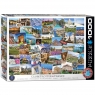  Puzzle 1000 Globetrotter France 6000-546610+
