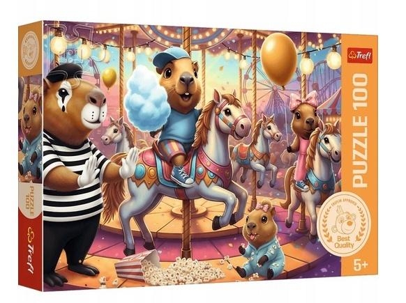 <img src='https://webimage.pl/pics/661/5/d5900511165661.jpg' style='height:440px' /> Puzzle 100 Kapibary na wakacjach TREFL