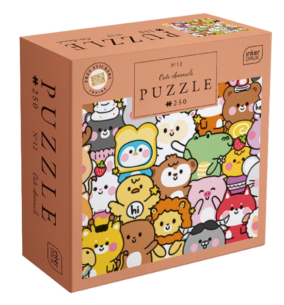 Interdruk, Puzzle 250: Kids 12 - Cute Animals