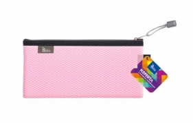 Koperta DL z suwakiem metalowym różowa