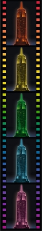 Puzzle 3D, 216: Empire State Building nocą (125661)