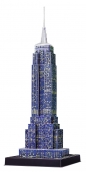 Ravensburger, Puzzle 3D 216: Empire State Building nocą (125661)