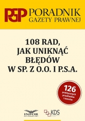 108 rad jak uniknąć błedów w sp. z o.o. i P.S.A