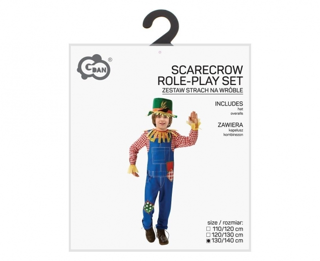 <img src='https://webimage.pl/pics/661/6/d5906639416661.jpg' style='height:440px' /> Strój dla dzieci Strach na wróble 130/140cm