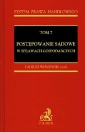 Postępowanie sądowe w sprawach gospodarczych tom 7