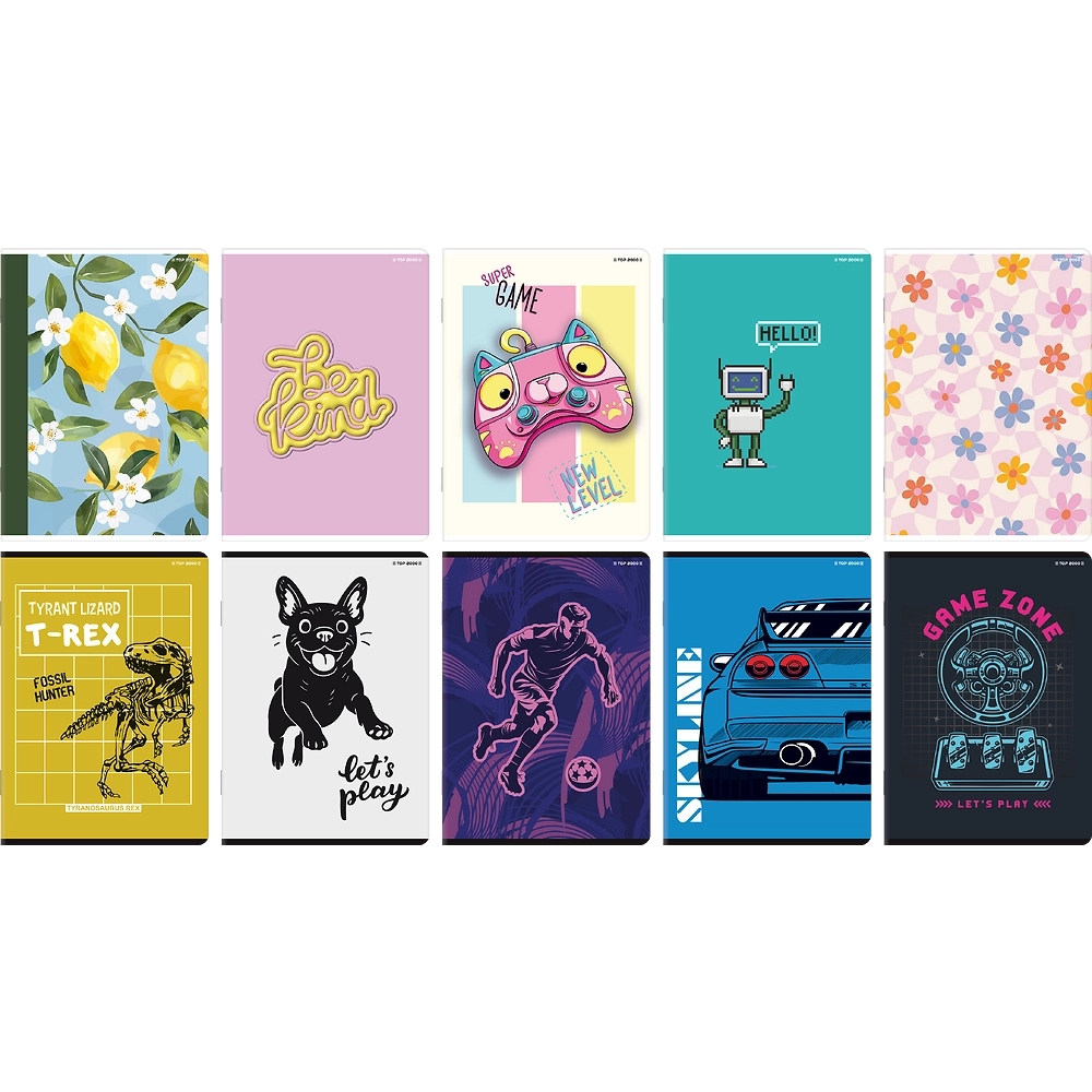 Zeszyt Top 2000 Basic A5/16k kratka z marginesem, 1 szt