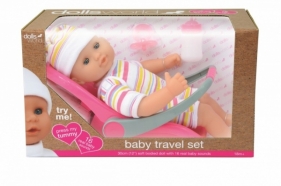 Lalka bobas 30 cm Baby Travel Set (016-08866)
