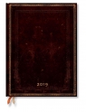 Kalendarz książkowy ultra 2019 12M Black Moroccan