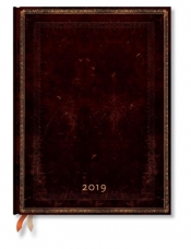 Kalendarz książkowy ultra 2019 12M Black Moroccan