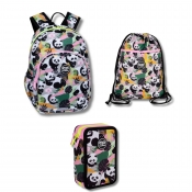 Pakiet szkolny Coolpack Panda Gang - zestaw 2