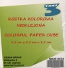 Kostka kolorowa nieklejona 85mm x 85mm