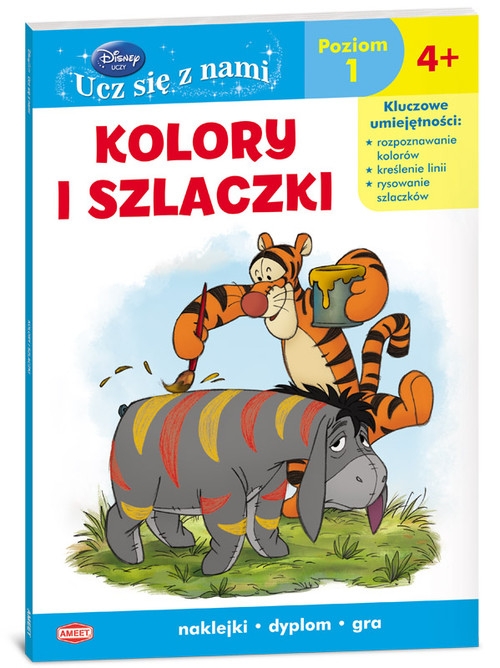 Disney Ucz się z nami. Kubuś i przyjaciele. Kolory i szlaczki