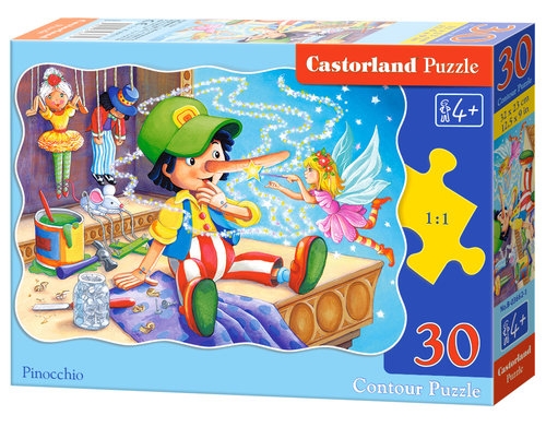 Puzzle konturowe Pinocchio (B-03662)