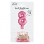 Balon foliowy Godan różowy 13 cm cyfra 8 (BC-5RO8)
