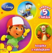 Zabawy 5 latka Książka z naklejkami