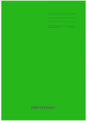 Zeszyt A5/32K kratka PP Green (4szt) NARCISSUS