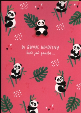 Karnet Panda w swoje urodziny K.GIFT -175