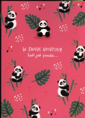 Karnet Panda w swoje urodziny K.GIFT -175