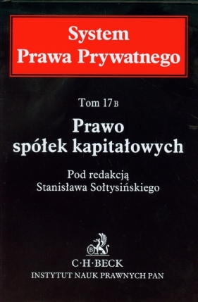 Prawo spółek kapitałowych Tom 17B