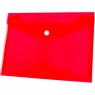 Teczka/koperta plastikowa na guzik Tetis A5, 12 szt. - czerwona (BT610-C)