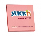 Notes samoprzylepny różowy neonowy - Stick'n