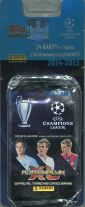 Adrenalyn XL Karty UEFA Champions League 2014-2015 24 karty + 1 gratis